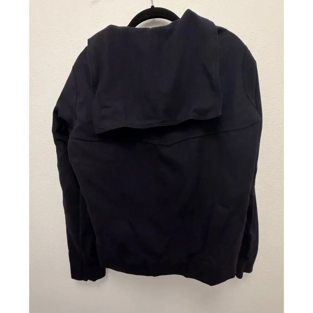 Vintage US Military Wool Pullover Liner Jacket Blue Undress Hooded 40R